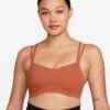 Nike Zenvy Strappy Sports Bra - Burnt Sunrise/White 2 Nike Zenvy Strappy Sports Bra - Burnt Sunrise/White -The Sports Edit nike zenvy strappy sports bra burnt sunrise white do6608 825 1