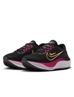Nike Zoom Fly 5 Shoes - Black/White/Fireberry/Metallic Gold -The Sports Edit nike zoom fly 5 shoes black white fireberry gold dm8974 004 4