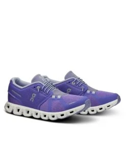 On Running Cloud 5 - Blueberry/Feather -The Sports Edit on running shoes womens cloud 5 blueberry feather 6