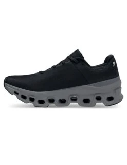 On Running Cloudmonster - Black/Magnet -The Sports Edit on running shoes womens cloudmonster black magnet 4