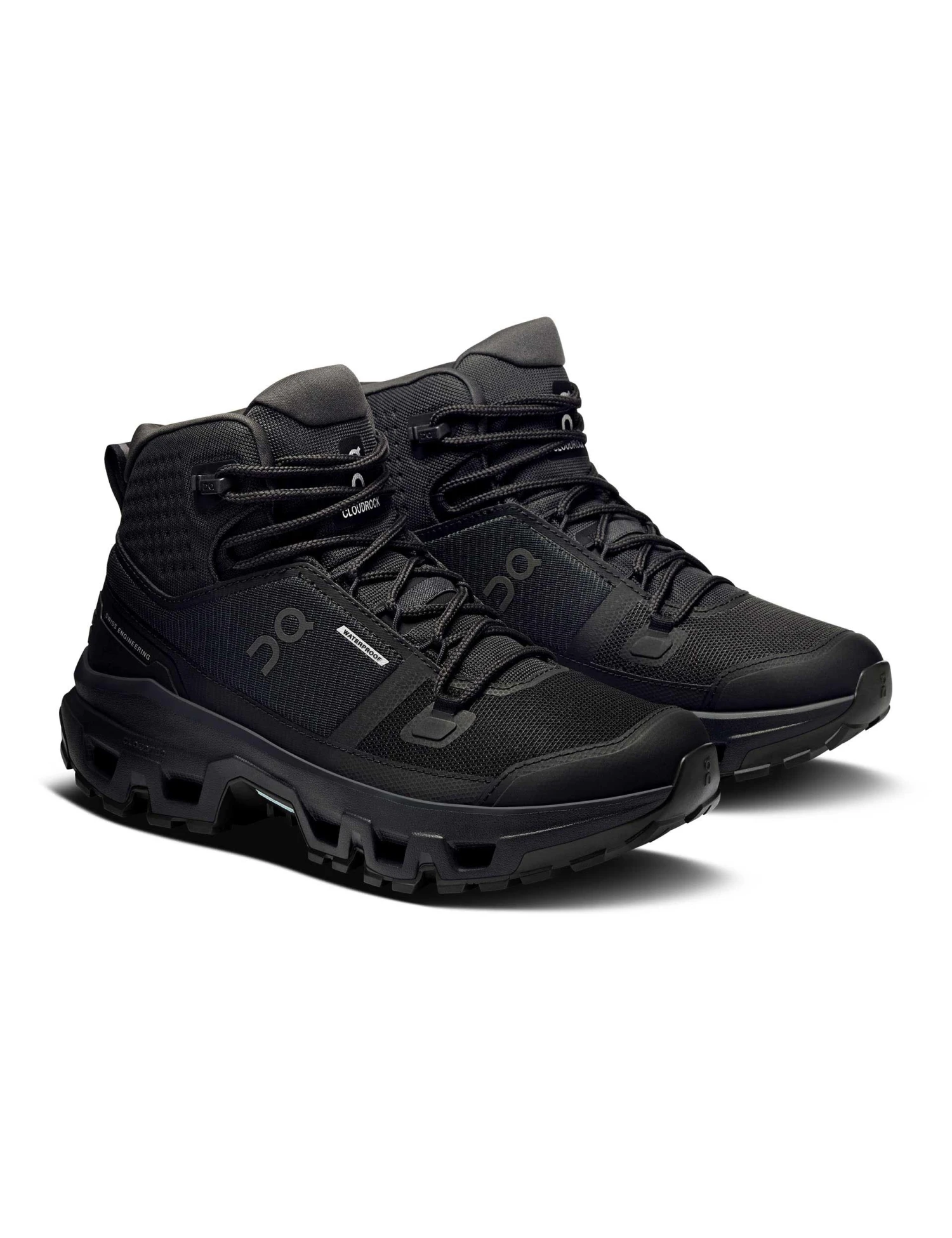 On Running Cloudrock Mid Waterproof - Black 4 On Running Cloudrock Mid Waterproof - Black - Image 2
