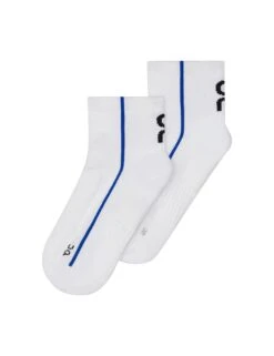 On Running Court Sock Mid - White/Indigo