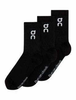 On Running Logo Sock High 3P - Black