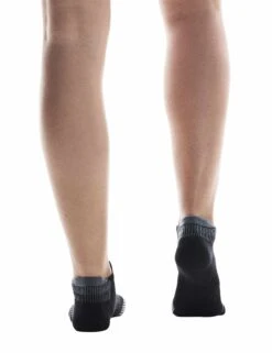 On Running Performance Run Sock Low - Black/Eclipse -The Sports Edit on running shoes womens performance run sock low black eclipse 2uf10060106 4