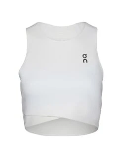 On Running Court Crop Top - White -The Sports Edit on running w court crop top white 1wf11270069 7