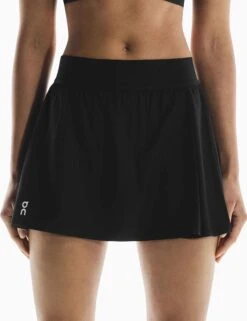 On Running Court Skirt Pleated - Black