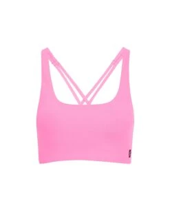 On Running Studio Bra - Raspberry -The Sports Edit on running w studio bra raspberry 1wf12382501 7
