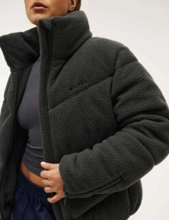 Fortune Sherpa Jacket - Marine Blue -The Sports Edit pe nation fortune sherpa jacket marine blue 243j167 6