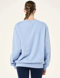 Heads Up Boucle Sweat - Dusty Blue -The Sports Edit pe nation heads up boucle sweat dusty blue 243f434 4