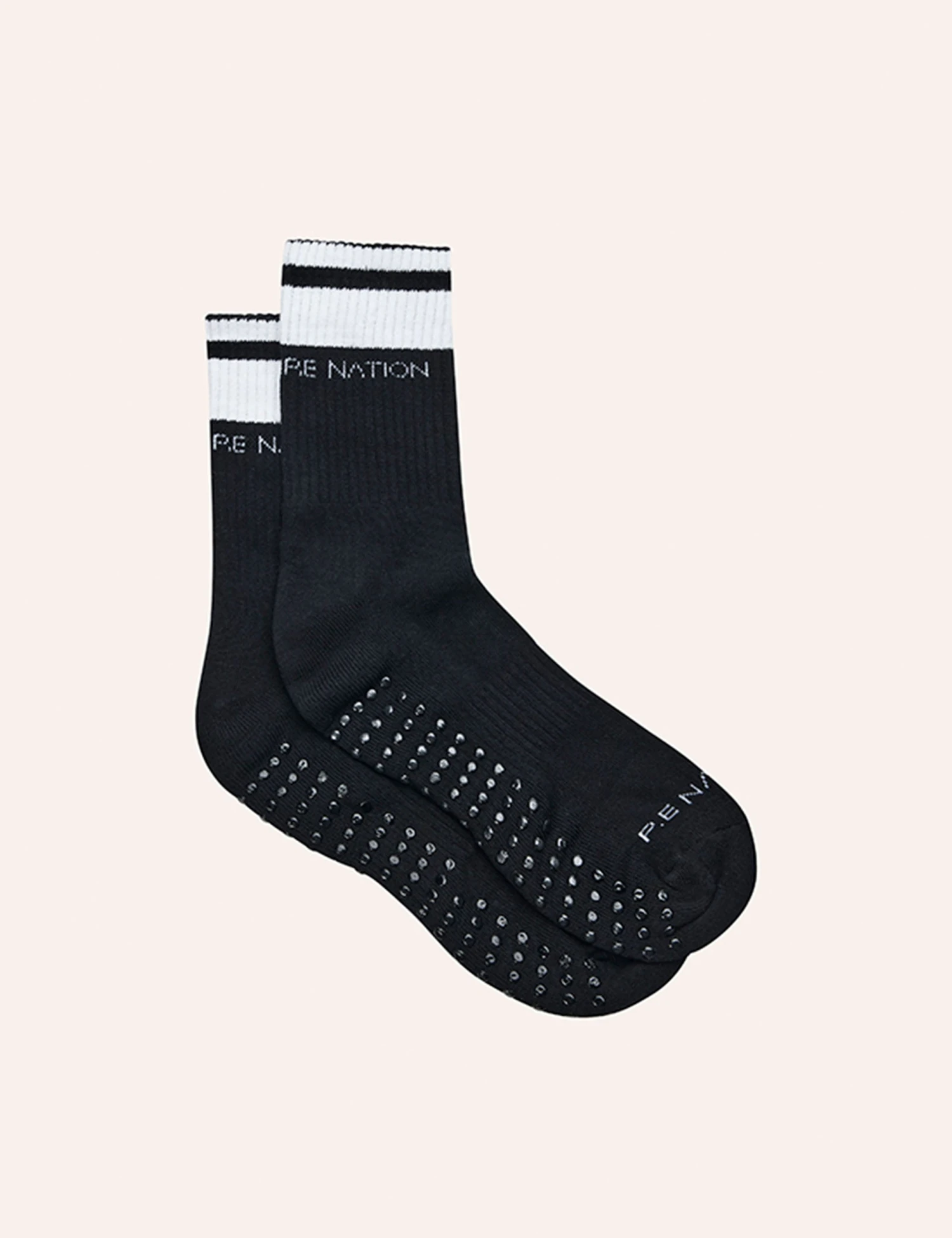 Homage Grip Crew Sock - Black 3 Homage Grip Crew Sock - Black