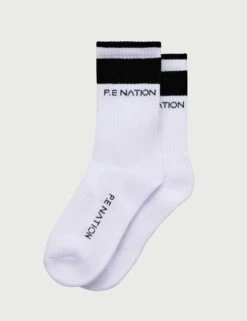 Homage Sock - White -The Sports Edit pe nation homage sock white 243a416 1 46a5e1ea a544 41e1 948b a004022fd075