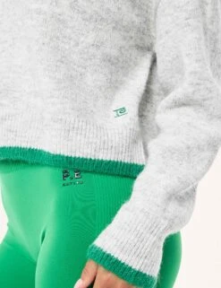 Marquee Knit - Grey Marle -The Sports Edit pe nation marquee knit grey marle 252kf134 4