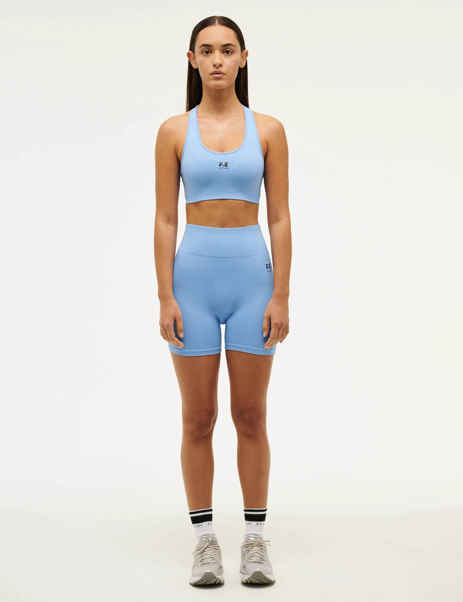 Restore Seamless 5" Bike Short - Cornflower Blue 6 Restore Seamless 5" Bike Short - Cornflower Blue - Image 4