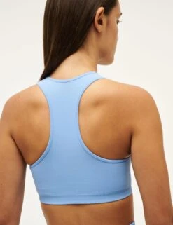 Restore Seamless Sports Bra - Cornflower Blue -The Sports Edit pe nation restore seamless sports bra cornflower blue 243c293 3