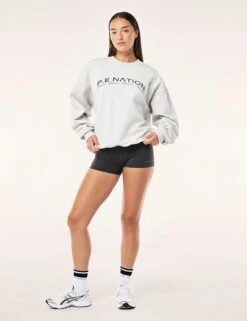 Volume Sweat - Grey Marle 9 Volume Sweat - Grey Marle -The Sports Edit pe nation volume sweat grey marle 252f197 5