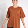 Puma Fit Oversized Tee - Teak -The Sports Edit puma WOMEN S GRAPHIC OVERSIZED PUMA FIT TEE 52511581 Teak 0005