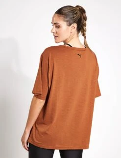 Puma Fit Oversized Tee - Teak -The Sports Edit puma WOMEN S GRAPHIC OVERSIZED PUMA FIT TEE 52511581 Teak 0017