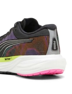 Puma Deviate NITRO 2 Shoes - Black/Lime Pow/Poison Pink -The Sports Edit puma deviate nitro 2 shoes black lime pink 380077 01 6
