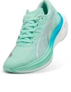 Puma Deviate NITRO 3 Running Shoes - Mint Melt/Speed Blue -The Sports Edit puma deviate nitro 3 running shoes mint blue 30970819 3
