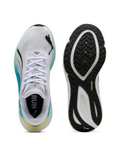 Puma Electrify NITRO 4 Running Shoes - White/Mint Melt/Speed Blue -The Sports Edit puma electrify nitro 4 running shoes white mint blue 31078813 6