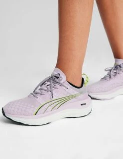 Puma ForeverRun NITRO Shoes - Grape Mist/Black/Lime Pow 11 Puma ForeverRun NITRO Shoes - Grape Mist/Black/Lime Pow -The Sports Edit puma foreverrun nitro shoes grape black lime 377758 15 5