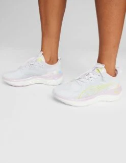 Puma ForeverRun NITRO Shoes - White/Grape Mist/Silver Mist -The Sports Edit puma foreverrun nitro shoes white grape mist silver mist 379567 02 5