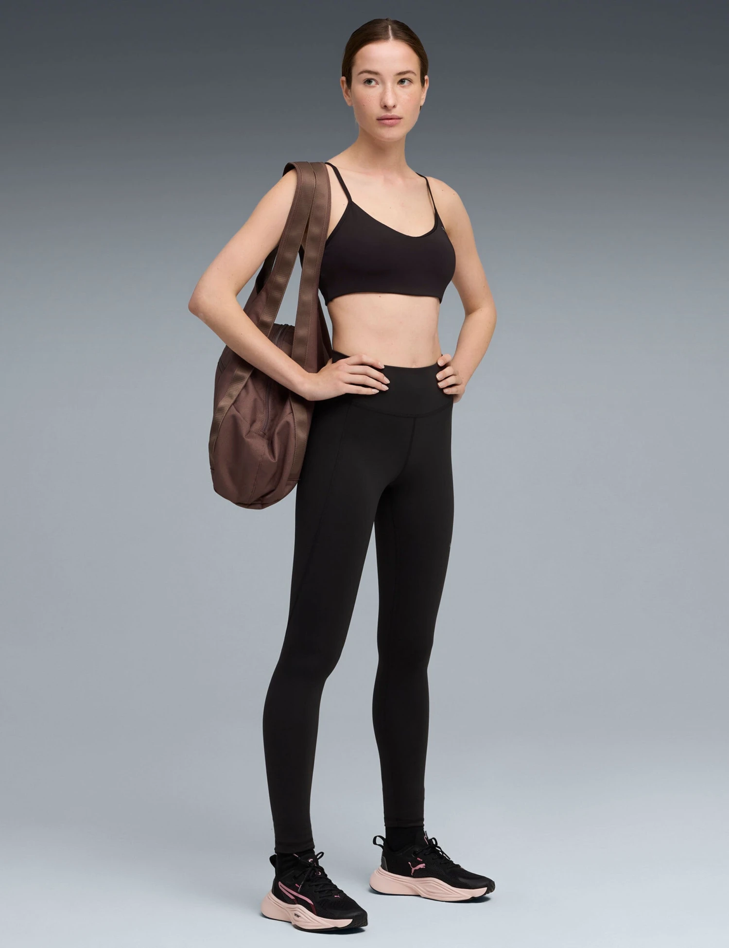 Puma Move Bra - Black/Cool Dark Grey 5 Puma Move Bra - Black/Cool Dark Grey - Image 3