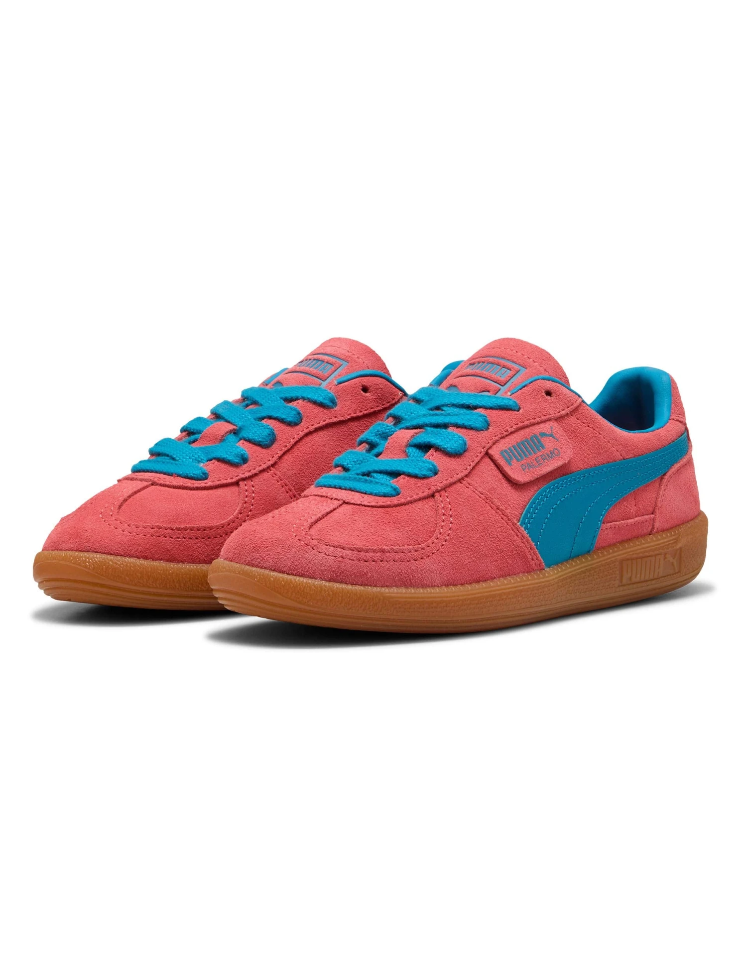 Puma Palermo Sneakers - Peach Frost/Tropical Blue 4 Puma Palermo Sneakers - Peach Frost/Tropical Blue - Image 2