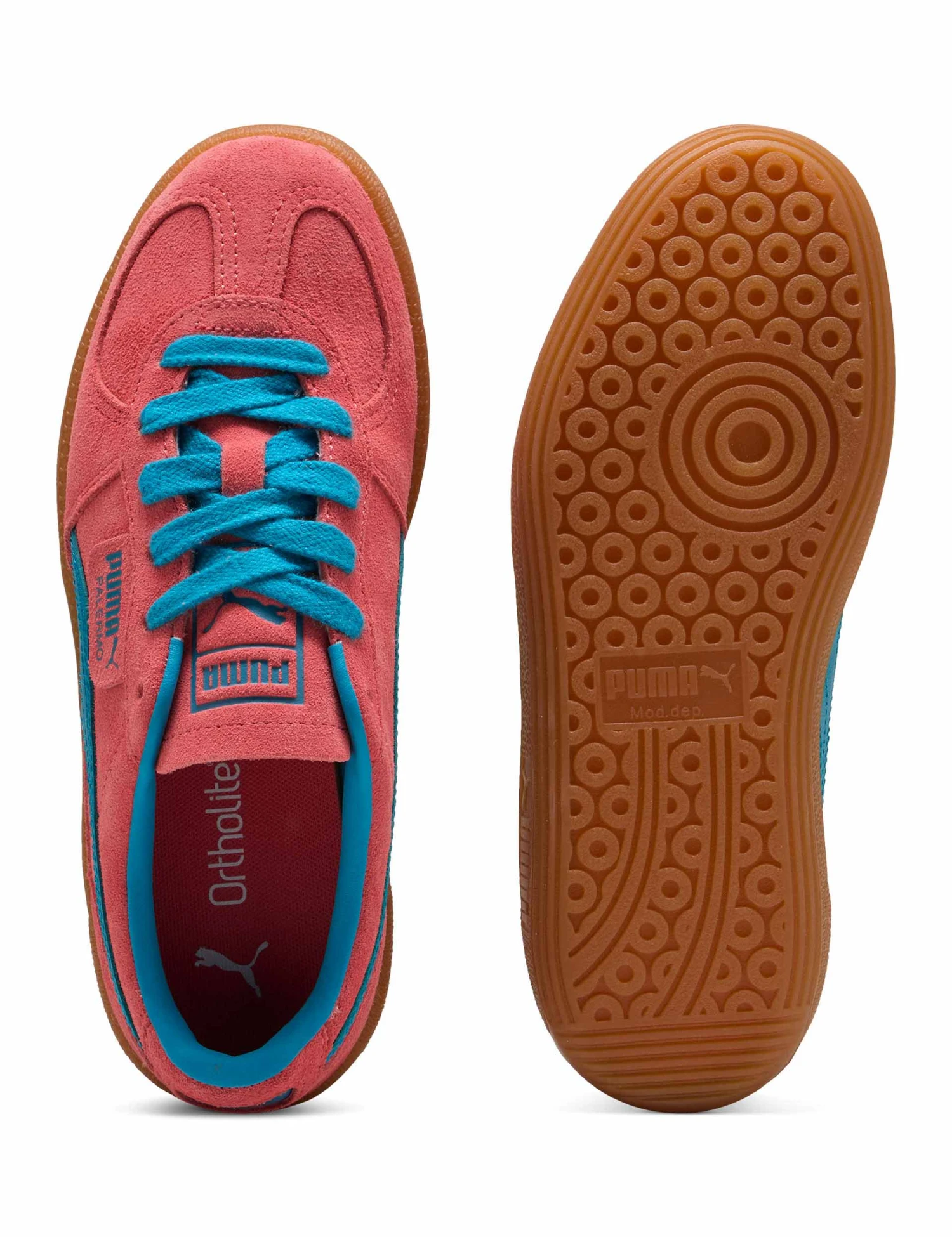 Puma Palermo Sneakers - Peach Frost/Tropical Blue 8 Puma Palermo Sneakers - Peach Frost/Tropical Blue - Image 6