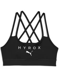 Puma X Hyrox Move Strappy Bra - Black -The Sports Edit puma puma x hyrox move strappy bra black 52716101 6