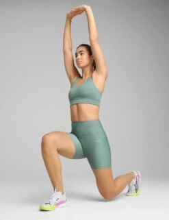Puma PWRbreathe Run Bra - Green Moon -The Sports Edit puma pwrbreathe run bra green moon 52507431 4