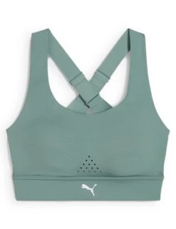 Puma PWRbreathe Run Bra - Green Moon -The Sports Edit puma pwrbreathe run bra green moon 52507431 5