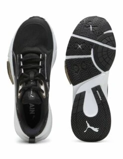 Puma PWRFrame TR 3 Shoes - Black/Silver/White -The Sports Edit puma pwrframe tr 3 shoes black silver white 379560 01 5