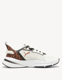 Puma PWRFrame TR 3 Shoes - Warm White/Black/Teak