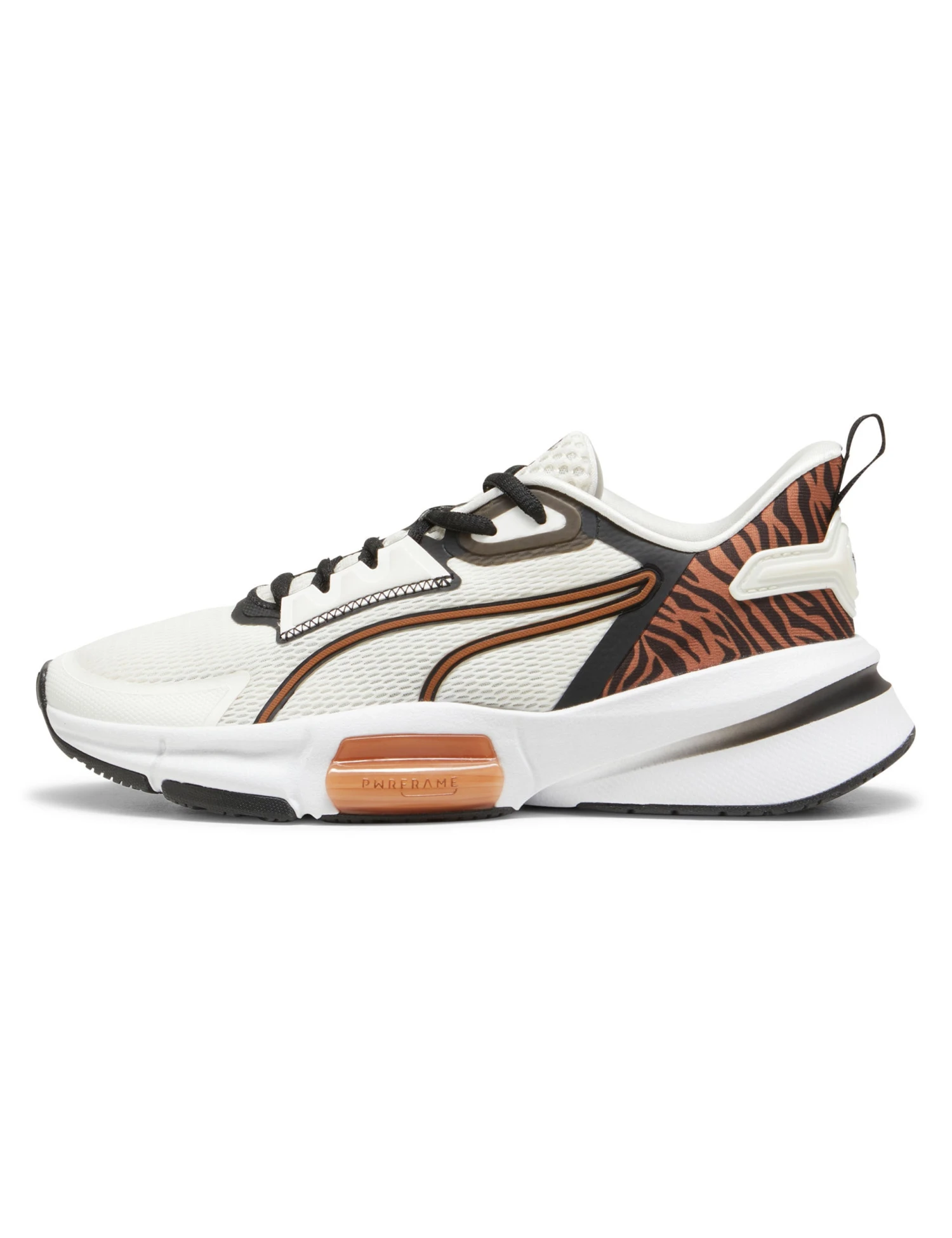 Puma PWRFrame TR 3 Shoes - Warm White/Black/Teak 4 Puma PWRFrame TR 3 Shoes - Warm White/Black/Teak - Image 2