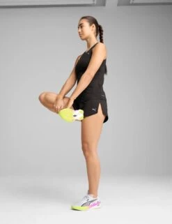 Puma Run Cloudspun Tank - Black -The Sports Edit puma run cloudspun tank black 52665801 5