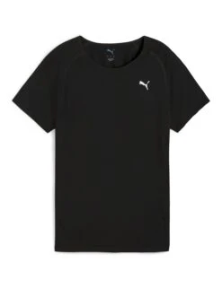 Puma Run Cloudspun Tee - Black -The Sports Edit puma run cloudspun tee black 52665201 4