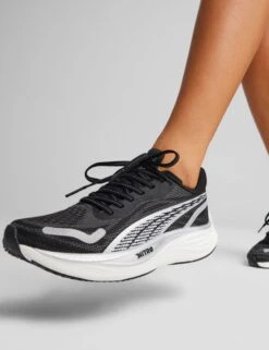Puma Velocity NITRO 3 Shoes - Black/Silver/White -The Sports Edit puma velocity nitro 3 shoes black silver white 377749 01 7
