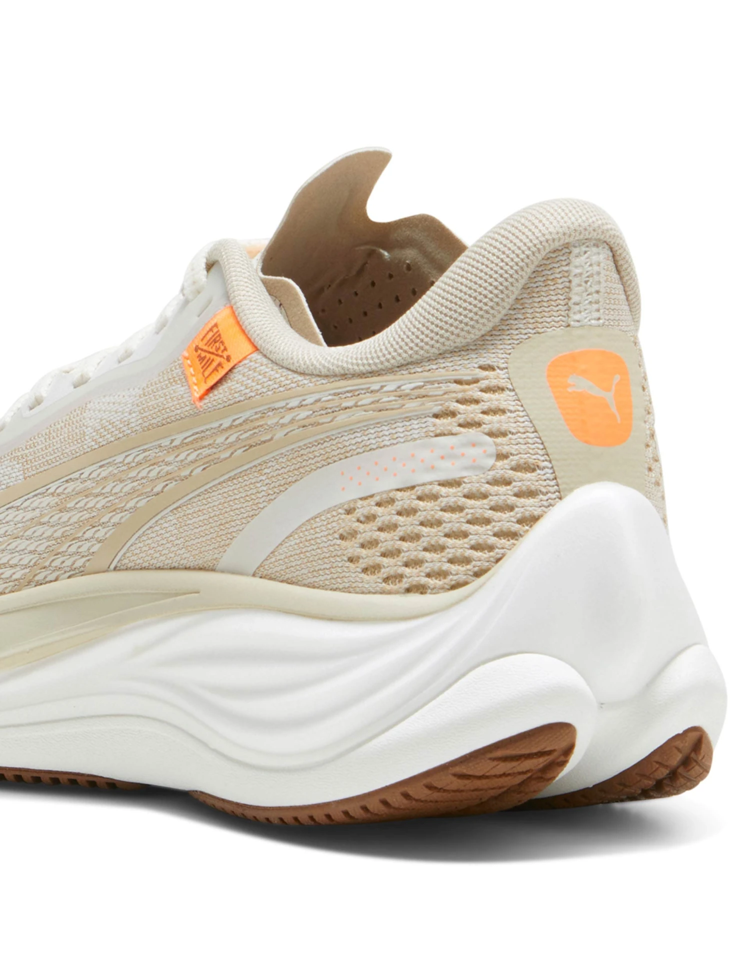 Puma Velocity NITRO 3 Shoes - Vapor Gray/Putty/Neon Citrus 7 Puma Velocity NITRO 3 Shoes - Vapor Gray/Putty/Neon Citrus - Image 5