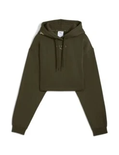 Puma X Hyrox Heavyweight Hoodie - Dark Olive -The Sports Edit puma x hyrox heavyweight hoodie olive 52764170 2