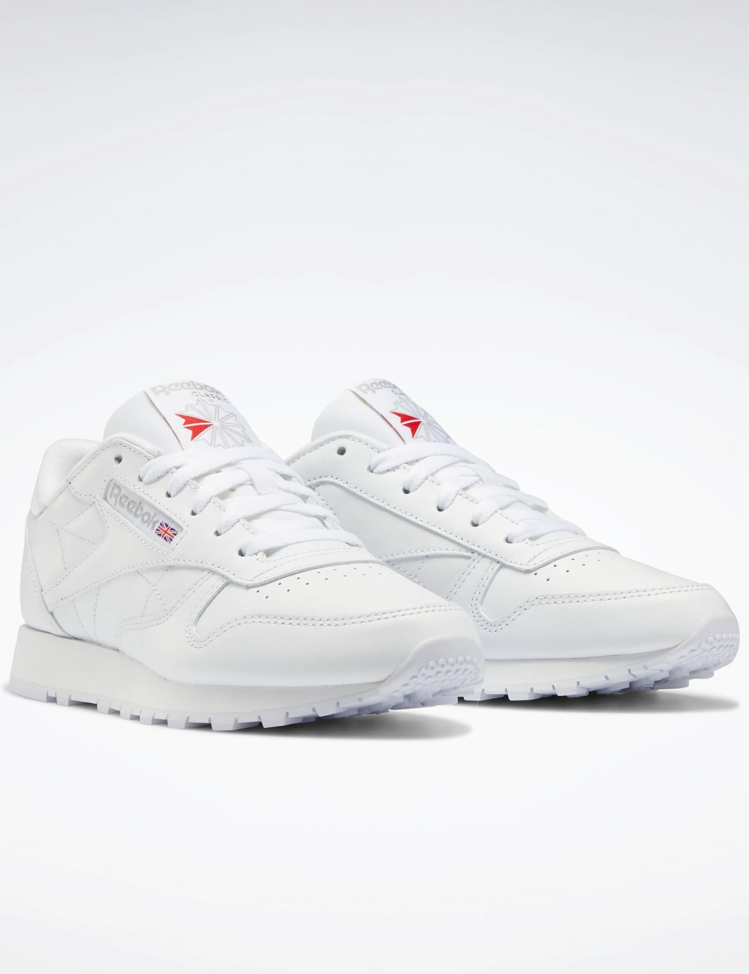 Reebok Classic Leather Shoes - Cloud White/Pure Grey 3 5 Reebok Classic Leather Shoes - Cloud White/Pure Grey 3 - Image 3