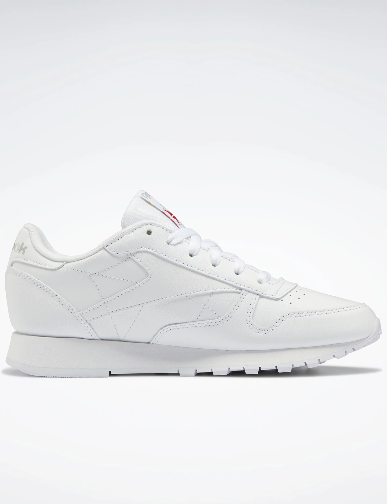 Reebok Classic Leather Shoes - Cloud White/Pure Grey 3 4 Reebok Classic Leather Shoes - Cloud White/Pure Grey 3 - Image 2
