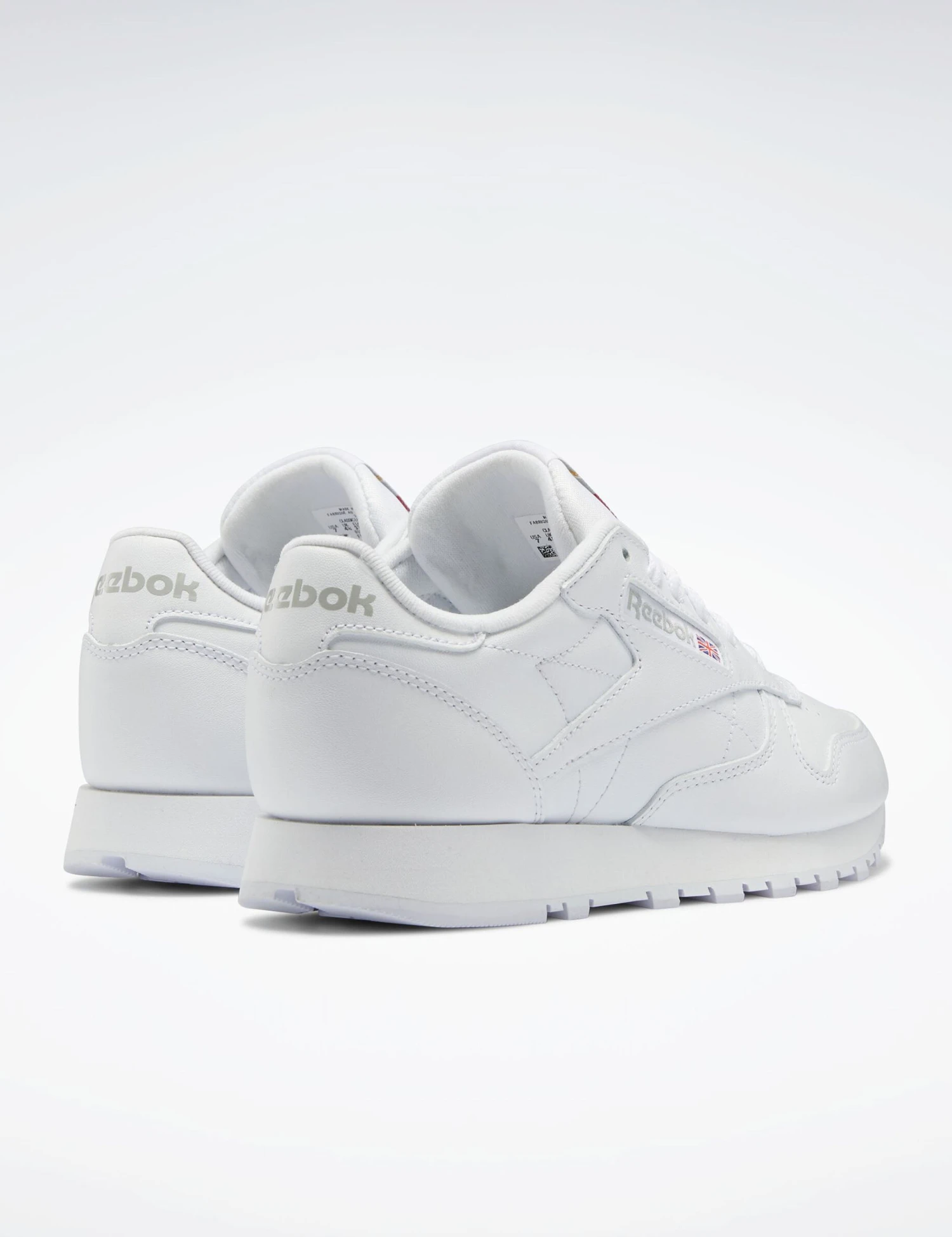 Reebok Classic Leather Shoes - Cloud White/Pure Grey 3 6 Reebok Classic Leather Shoes - Cloud White/Pure Grey 3 - Image 4