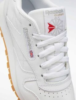 Classic Leather Shoes - Cloud White/Pure Grey 3/Reebok Rubber Gum-03 -The Sports Edit reebok classic leather shoes white grey gum 100008495 3