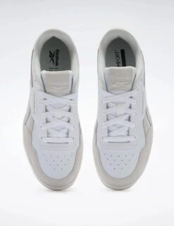 Reebok Court Advance Shoes - White/Barely Grey/Chalk 10 Reebok Court Advance Shoes - White/Barely Grey/Chalk -The Sports Edit reebok court advance shoes white grey chalk 100228695 4