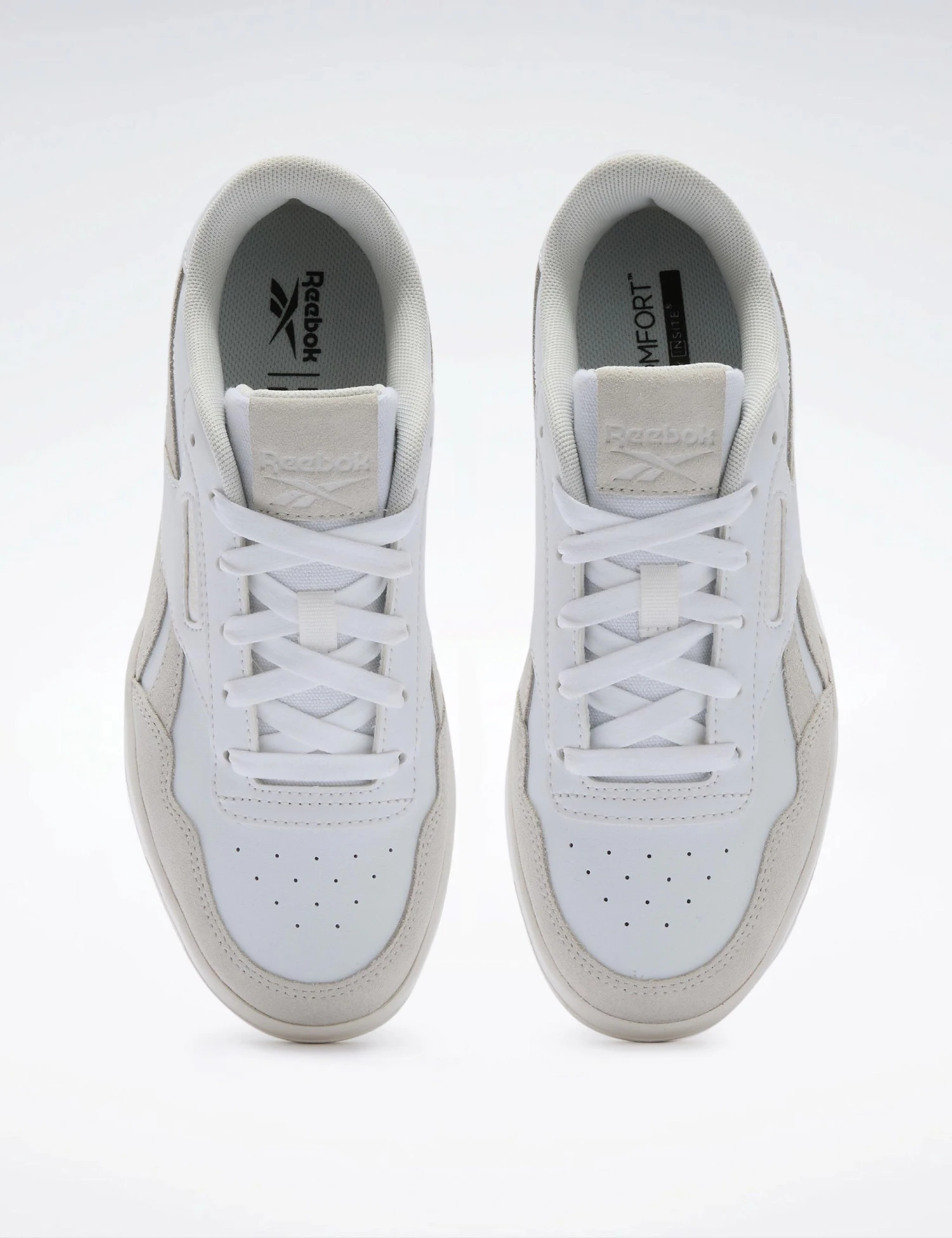 Reebok Court Advance Shoes - White/Barely Grey/Chalk 5 Reebok Court Advance Shoes - White/Barely Grey/Chalk - Image 3