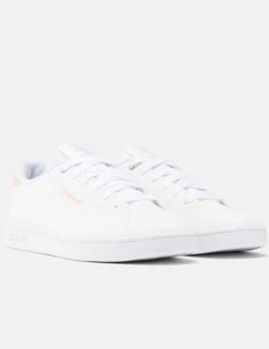 Reebok Court Clean Sneakers - Cloud White/Peach Glow/Blush 13 Reebok Court Clean Sneakers - Cloud White/Peach Glow/Blush -The Sports Edit reebok court clean sneakers cloud white peach glow blush 100074378 2