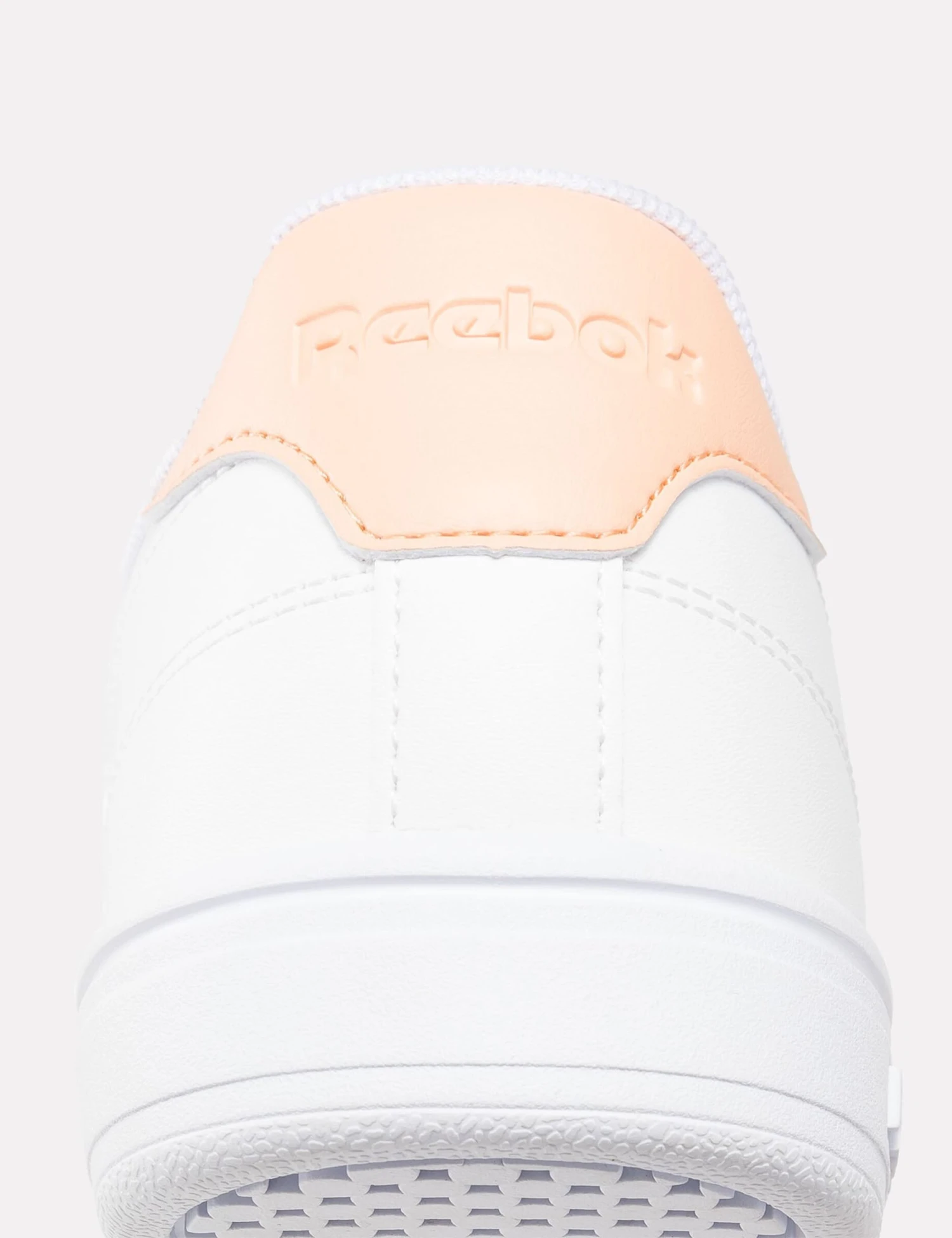 Reebok Court Clean Sneakers - Cloud White/Peach Glow/Blush 6 Reebok Court Clean Sneakers - Cloud White/Peach Glow/Blush - Image 4