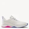 Reebok Nanoflex TR 2 Shoes - Chalk/Stepurple/Laser Pink -The Sports Edit reebok nanoflex tr 2 shoes chalk stepurple laser pink 100074543 1