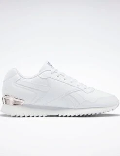 Reebok Glide Ripple Clip Shoes - Cloud White/Rose Gold -The Sports Edit reebok reebok glide ripple clip shoes white gold 100005967 3